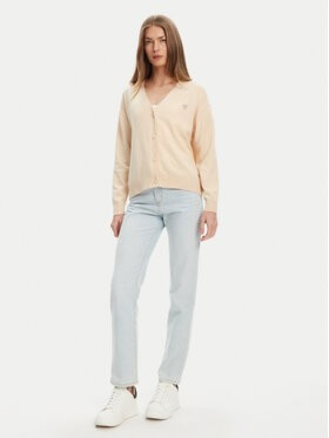 Guess Jeans Sweter 168521 Beżowy Classic Fit