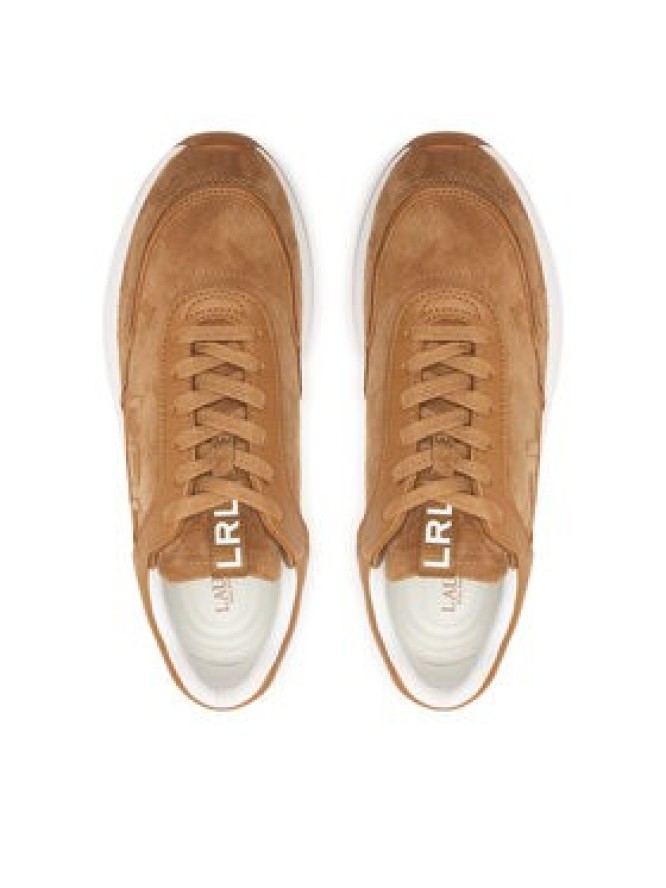 LAUREN RALPH LAUREN Sneakersy 802P18468001 Brązowy