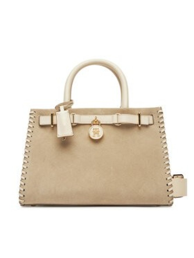 Tommy Hilfiger Torebka American Icon Mini Tote Su AW0AW17469 Beżowy