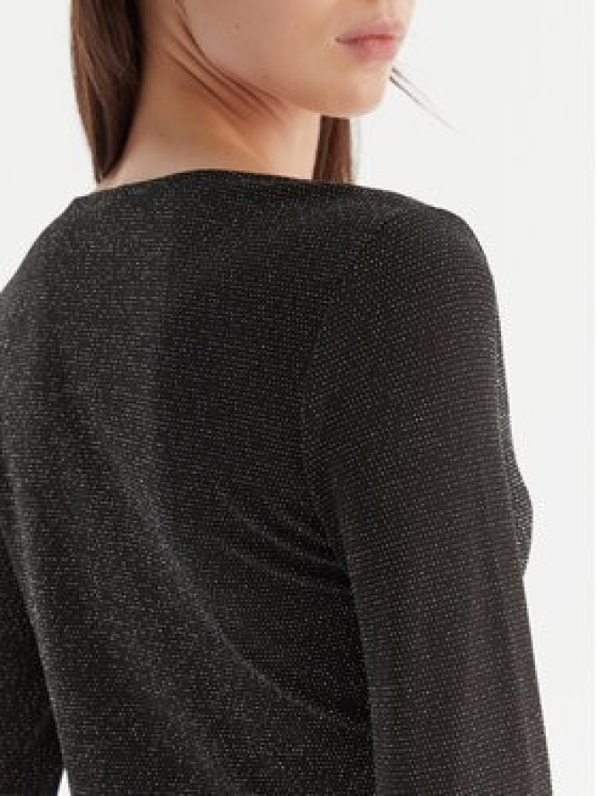 Vero Moda Bluzka Kanva 10336088 Czarny Regular Fit