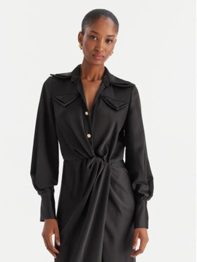 Babylon Sukienka wieczorowa ED0764 Czarny Regular Fit