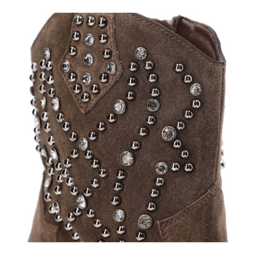 Brązowe Kowbojki Alma en Pena Stylowe Buty Damskie