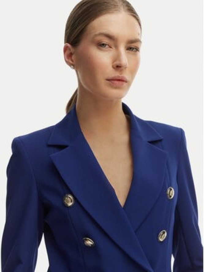 Maryley Marynarka 26EB139/43FR Granatowy Regular Fit