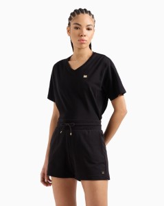 Spodenki damskie EA7 Emporio Armani Train Core Lady