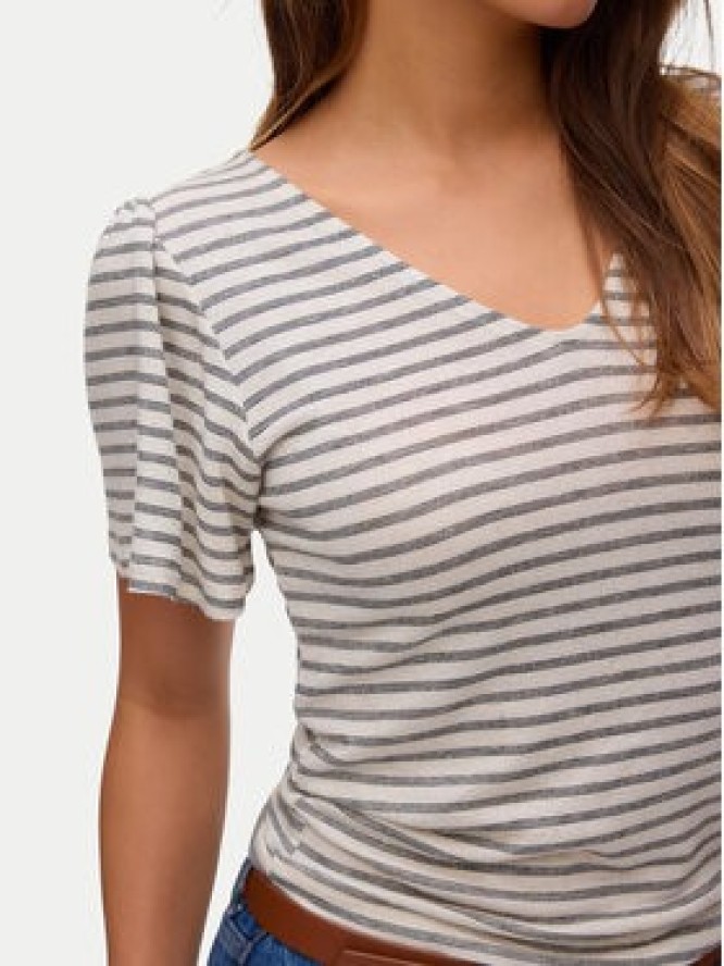 Vero Moda Bluzka Gina 10325611 Beżowy Regular Fit