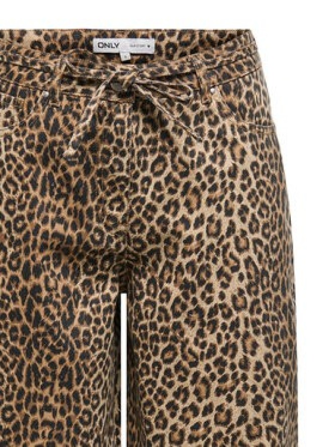 ONLY Szorty jeansowe Naomi 15351037 Brązowy Regular Fit