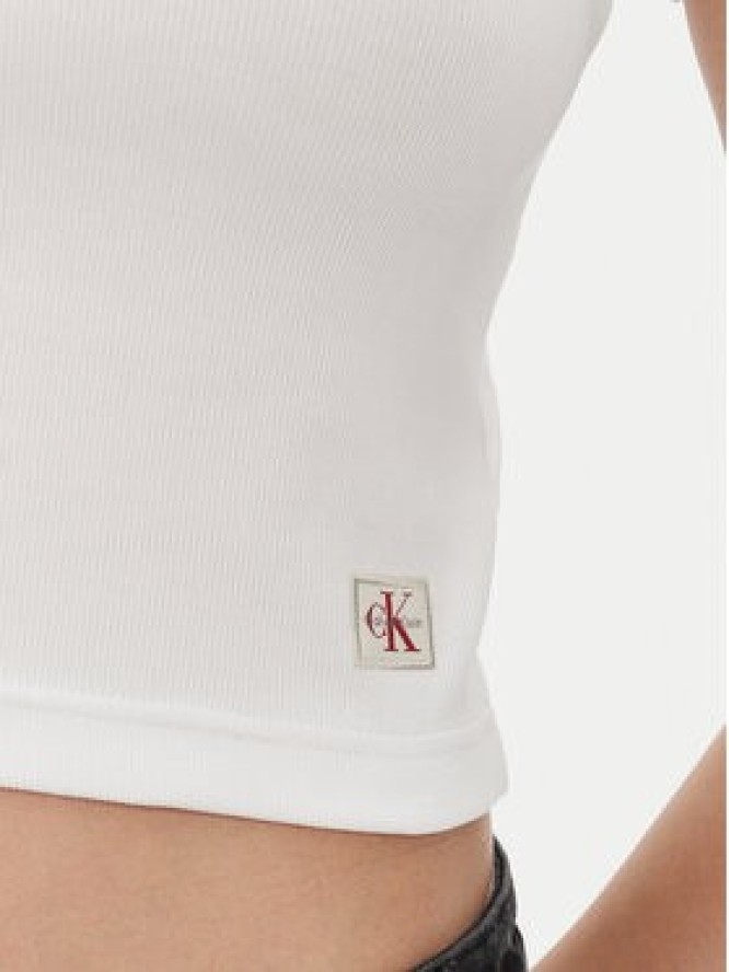 Calvin Klein Jeans T-Shirt LV047C910G Biały Regular Fit