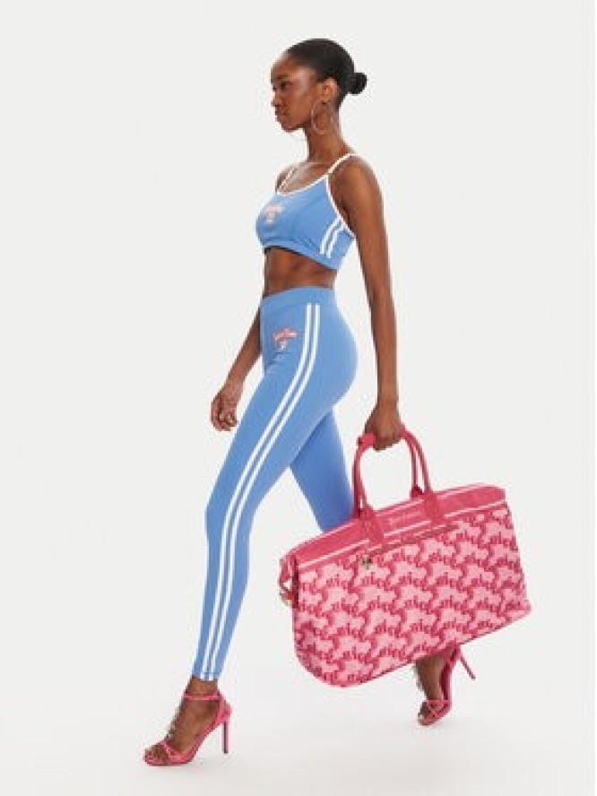 Juicy Couture Legginsy JCSML125405 Niebieski Slim Fit