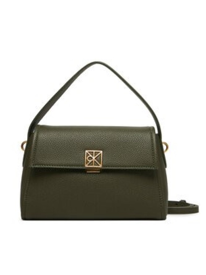 Calvin Klein Torebka Emblem Hw Pebble Shoulder Bag 25 LV04F3425G Zielony