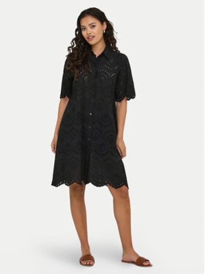ONLY Sukienka letnia Valais 15357653 Czarny Regular Fit