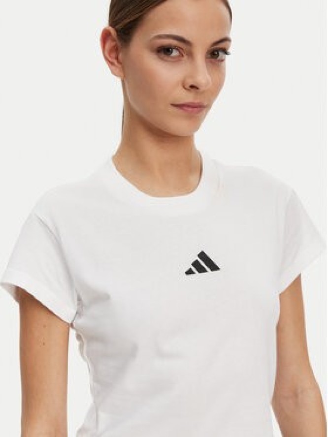 adidas T-Shirt Future Icons Small Logo Baby JE4001 Biały Slim Fit