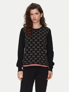 Liu Jo Sport Sweter TF4228 MS63L Czarny Regular Fit