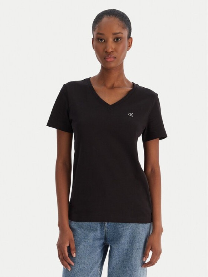 Calvin Klein Jeans T-Shirt Ss Monogram Vnk LV047B205G Czarny Regular Fit