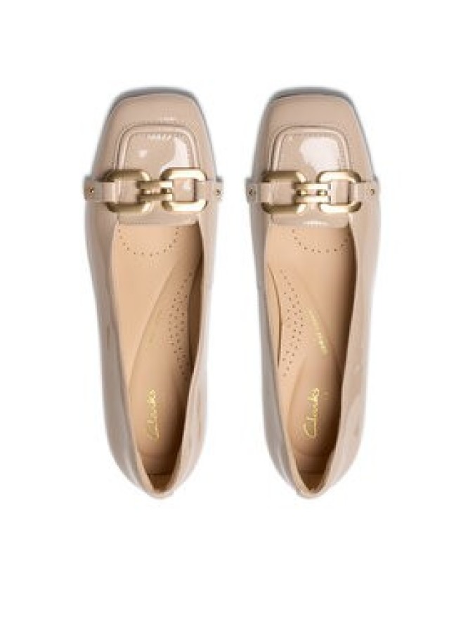 Clarks Czółenka Nyta45 Court 26181319 Beżowy