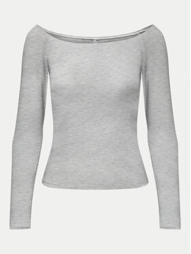 ONLY Bluzka Glamour 15339763 Szary Slim Fit