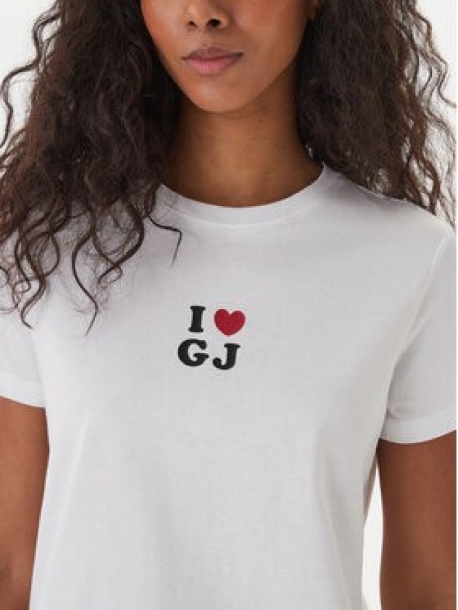 Guess Jeans T-Shirt W6GI45 K8HM0 Biały Regular Fit