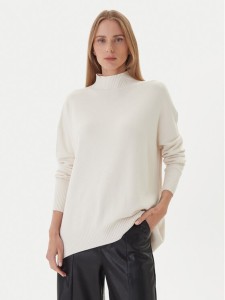 Kontatto Sweter 3M0822C Écru Relaxed Fit