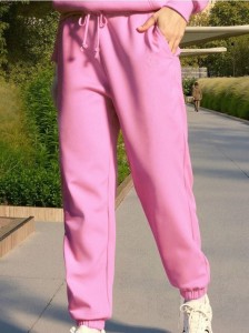 Spodnie jogger - różowy