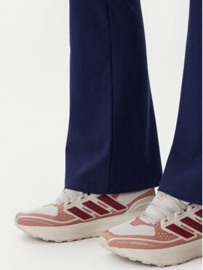 adidas Legginsy Essentials Small Logo JD3073 Granatowy Flare Fit
