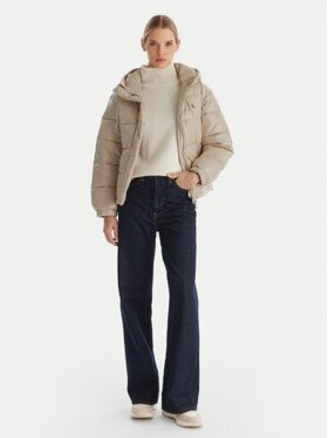 Calvin Klein Jeans Kurtka zimowa LV047D505G Beżowy Relaxed Fit