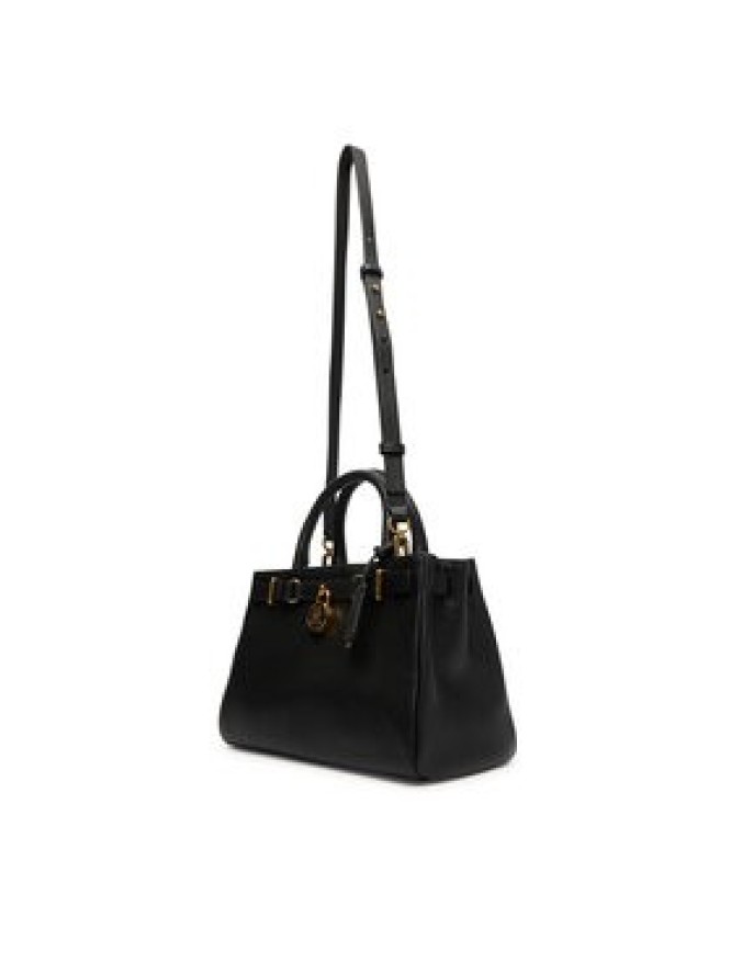 Tommy Hilfiger Torebka American Icon Mini Tote Leather AW0AW17926 Czarny