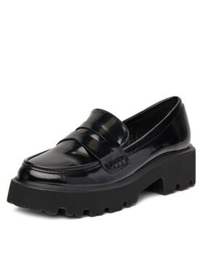 DeeZee Loafersy LE601-2 Czarny