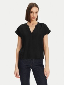 JDY Bluzka Pepper 15349346 Czarny Regular Fit