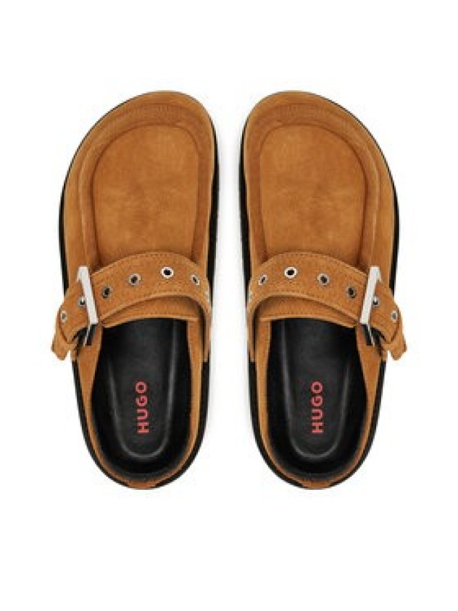 HUGO Klapki Artentia Sabot 50542022 Beżowy