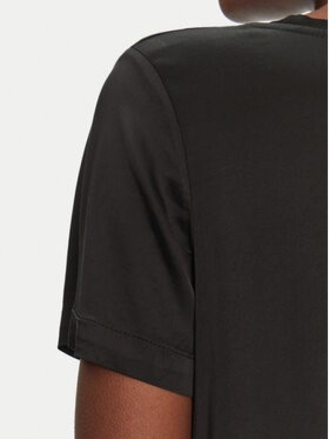 ViCOLO Bluzka TD0007 Czarny Relaxed Fit