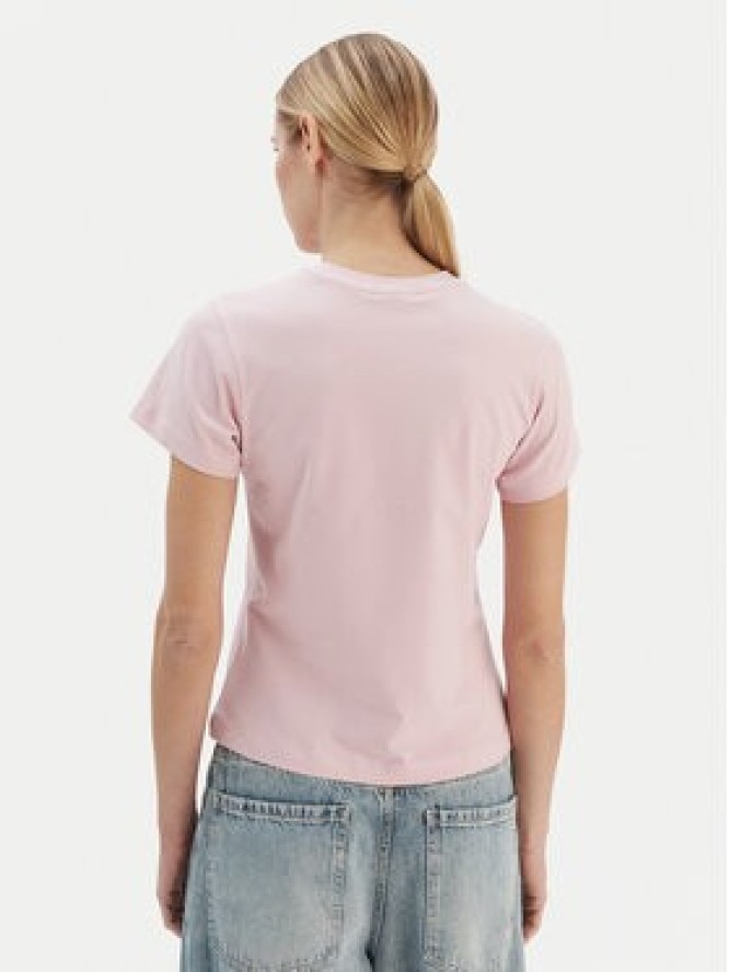 Guess T-Shirt V4YI21 KCDH1 Różowy Regular Fit