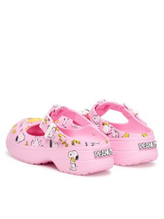 Crocs Klapki Peanuts Mary Jane Clog 211130 Różowy