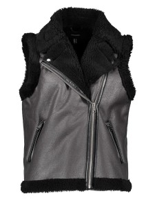 Vero Moda Kamizelka "PL 100" w kolorze czarnym rozmiar: S