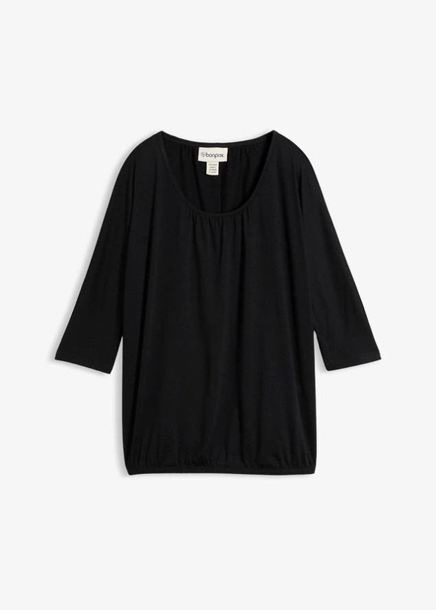 Bluzka oversize z mieszanki wiskozy