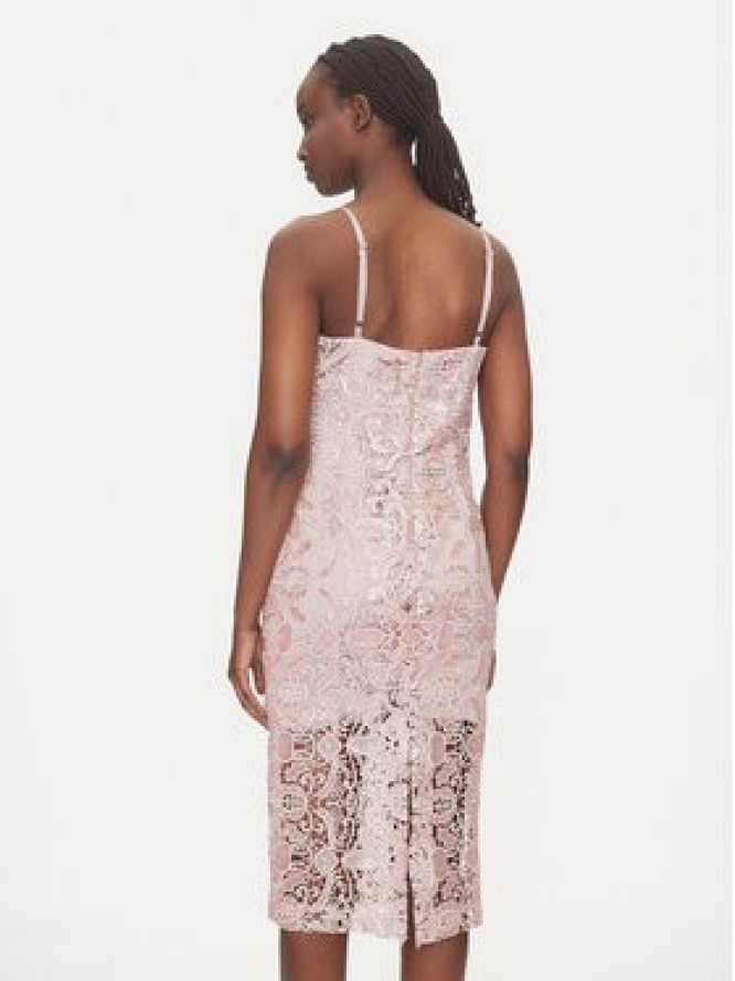 Fracomina Sukienka koktajlowa FQ25SD2008W708N6 Różowy Slim Fit