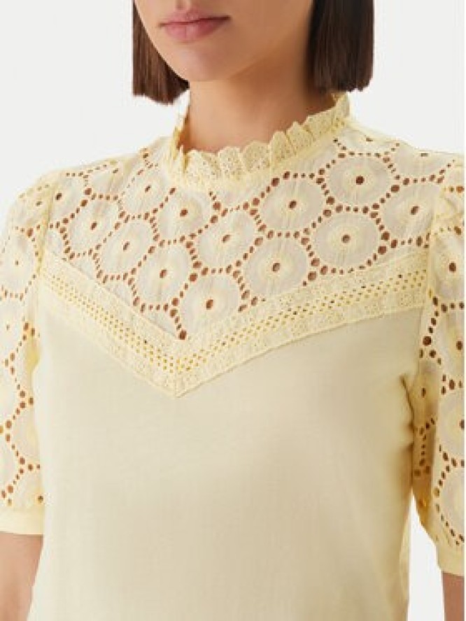 Morgan Bluzka 241-DULIE Żółty Regular Fit