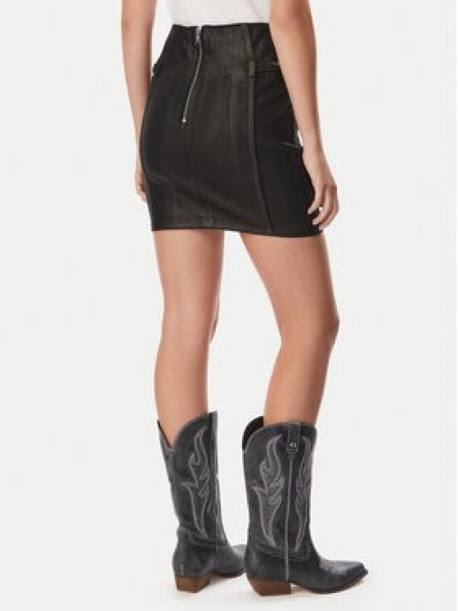 Guess Spódnica mini W6BD15 D2112 Czarny Regular Fit