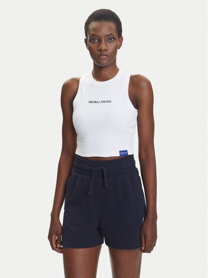 Pepe Jeans Top Red Bull Racing Logo RL500002 Biały Slim Fit