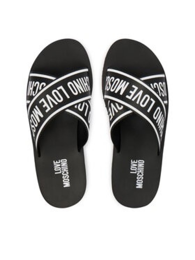 LOVE MOSCHINO Klapki JA28334G0OIX7000 Czarny