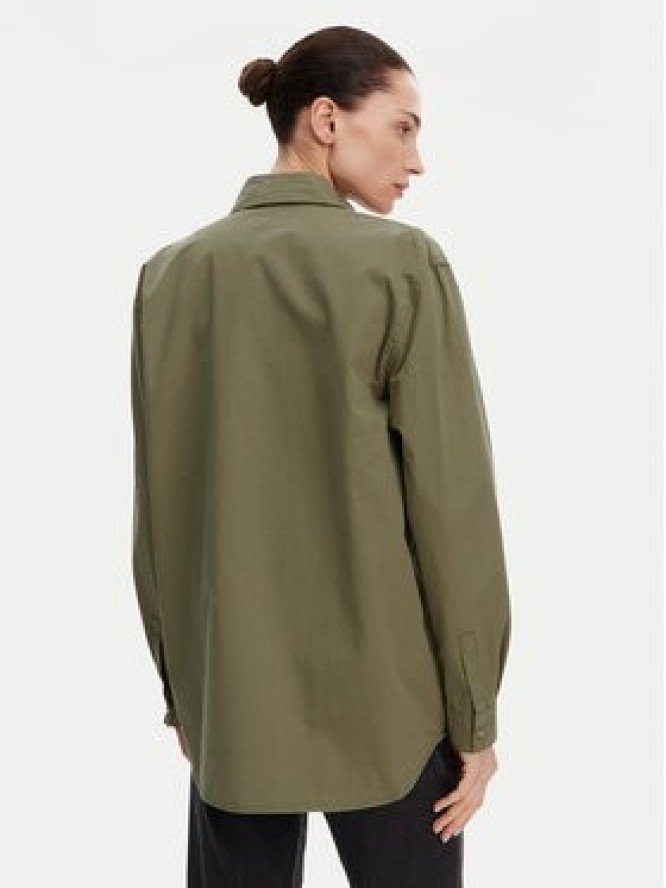 Gaudi Koszula 511BD45026 Zielony Regular Fit