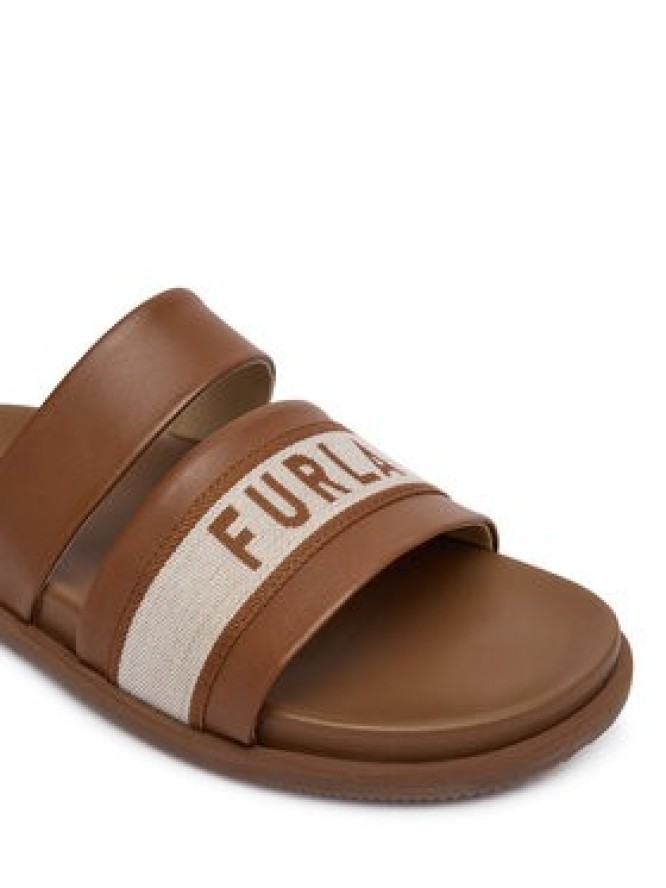 Furla Klapki Tide YL11TID BX0070 PT 0213S Brązowy