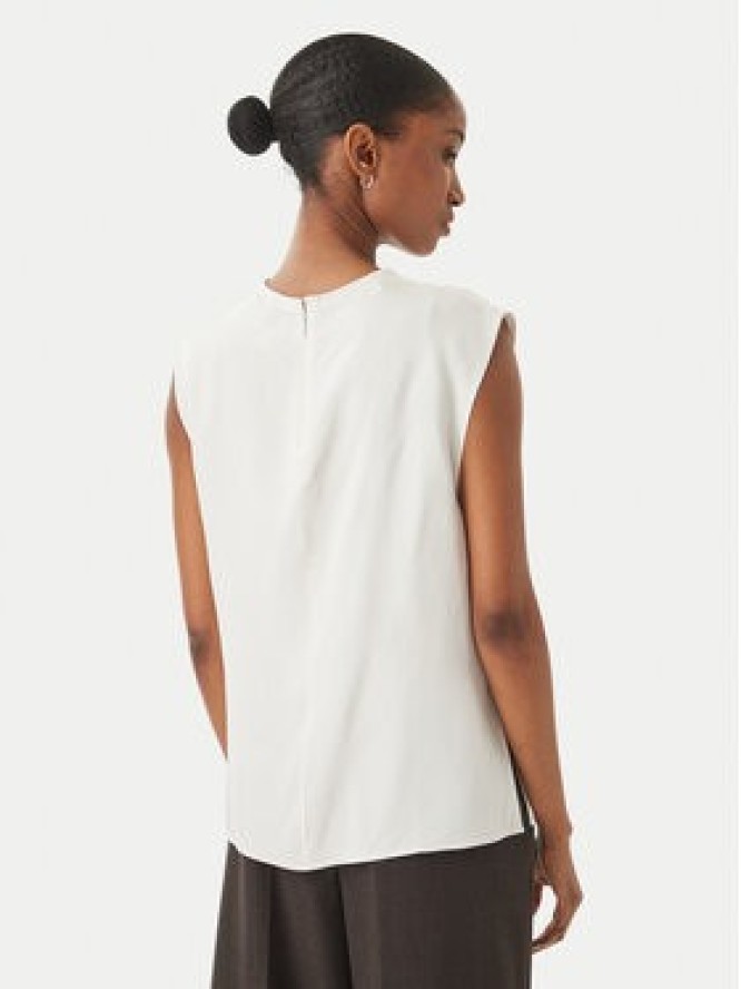 Calvin Klein Bluzka LV044F161G Biały Regular Fit