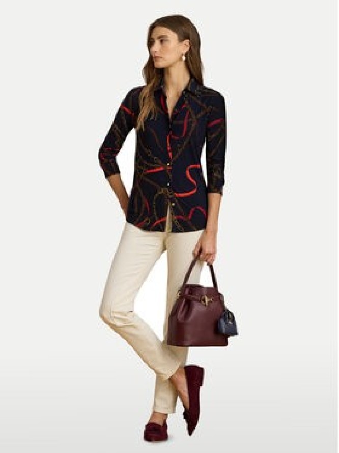 LAUREN RALPH LAUREN Koszula 200P03716001 Granatowy Regular Fit