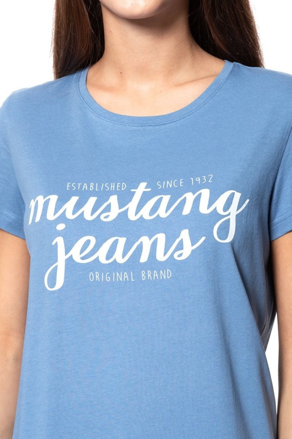 MUSTANG T SHIRT DAMSKI Alina C Print Quiet Harbour 1009402 5407