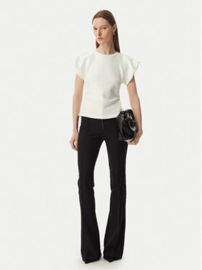 Rinascimento Bluzka CFC0128153003 Kremowy Slim Fit