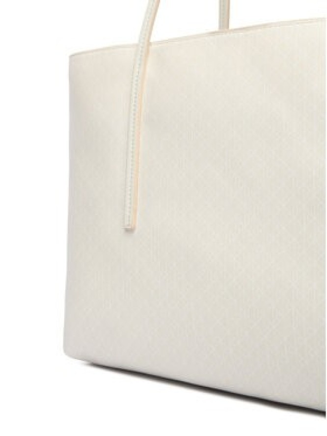 Calvin Klein Torebka Emblem Aop Tote W/ Pouch LV04F3266G Écru