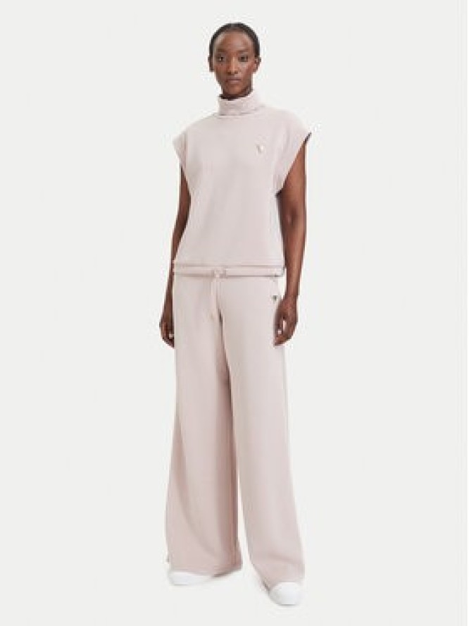 Guess Spodnie dresowe V4YB07 KCAY2 Różowy jasny Relaxed Fit