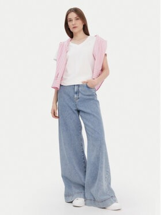 U.S. Polo Assn. T-Shirt WUP0635 Biały Classic Fit