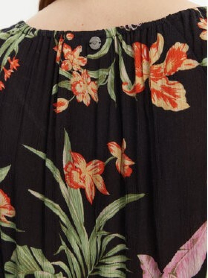 Roxy Sukienka letnia ERJWD03869 Czarny Regular Fit