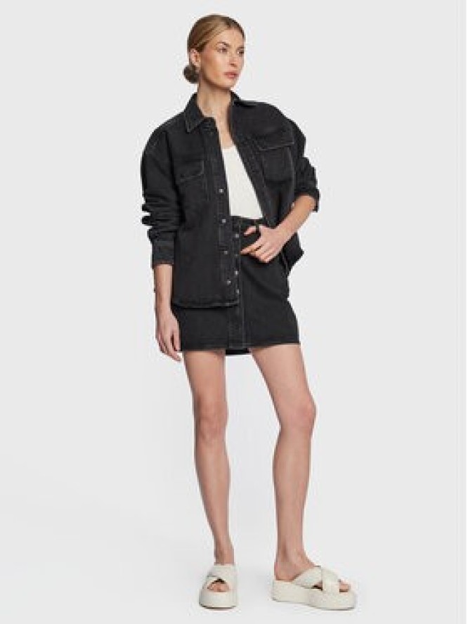 Samsøe Samsøe Kurtka jeansowa Ellen F22400111 Czarny Regular Fit