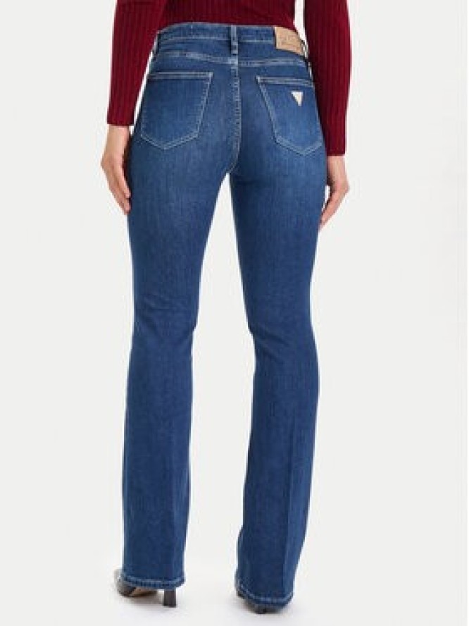 Guess Jeansy W5BA0L D4U5A Niebieski Flare Fit